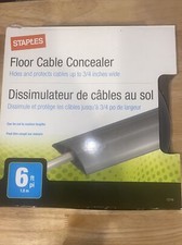 6' Floor Cord Cover Concealer Cable management Rounded Surface NEW picture