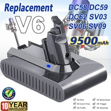 For Dyson V6 DC58 DC59 DC61 Absolute Handheld Cleaner 9.5Ah Battery 21.6V picture