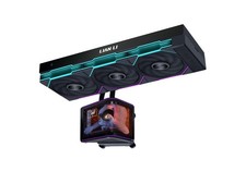 Lian Li Hydroshift II OLED Curved 360TL RGB Liquid CPU Cooler - 360mm AIO - 3x12 picture