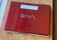 SONY VAIO PCG-5L2L NOTEBOOK WINDOWS VISTA HOME PREMIUM NO CHARGER RED UNTESTED picture