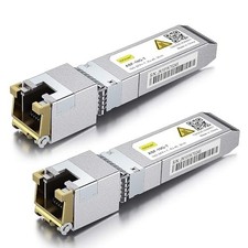 2 Pack 10Gbase-T SFP+ to RJ-45 Transceiver Module CAT.6a Ethernet picture