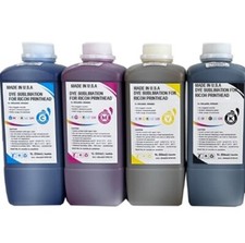 PREMIUM COMPATIBLE DYE SUBLIMATION BULK INK REFILL FOR RICOH PRINTHEADS 1,000ML picture