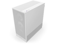 NZXT H Series H5 Flow 2024 RGB Edition ATX Mid Tower Chassis All White Color picture