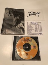 LORD OF THE RINGS CD-ROM Software 1993 Interplay Games IBM - MINT Disc, Manual picture