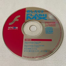 Teach Me Macromedia Flash MX Companion CD-ROM Mac Win MYCOM VG+ picture
