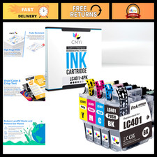 Replacement Ink Cartridges Combo Pack for Brother DCP & MFC Printers - 1 Black, picture