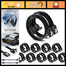 20-Pack SATA III Cables - 10 Straight & 10 Right Angle Connectors for SSD/HDD picture