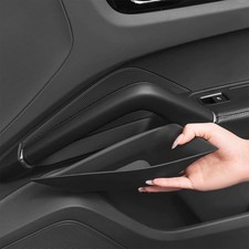 4 PCS Car Door Side Organizer Tray For 20182026 Porsche Cayenne Black picture