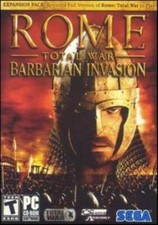 Total War: Rome Barbarian Invasion PC CD hostile factions strategy game add-on picture