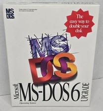 Vintage Microsoft MS DOS 6 Upgrade 3.5