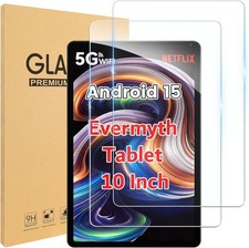 Evermyth Tablet 10 Inch Screen Protector Bundle - Scratch Resistant & HD Clarity picture