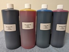 4,000ml PREMIUM COMPATIBLE MUTOH Falcon RJ6000/8000 INK REFILL DYE INK C-Y-M-K picture