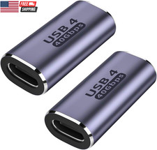 USB C Female to Female Adapter 100W Power Delivery 40Gbps USB C to C Female with picture