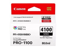 Canon PFI-4100 80ml Pigment Ink Tank for imagePROGRAF PRO-1100, Matte Black picture