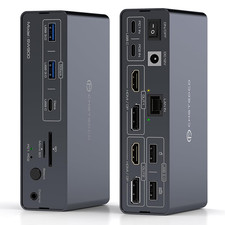 TJCXELE SW900 USB-C KVM Switch Docking Station 14-in-1 4K 60Hz picture