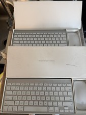 Genuine Apple A1314 Wireless Keyboard & Bluetooth Magic Mouse A1296 picture