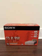 Sony CD-RW Drive CRX2100U Compact Disc 48x/12x/48x w/Power Supply Working picture