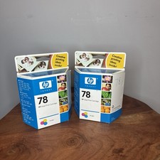 HP 78 Tri-color Inkjet Cartridge 2 Unopened Boxes Exp. 1/2005 picture