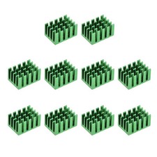 Electronic Radiators Heatsink for MOS GPU IC Chip Green 20 x 14 x 11 mm 10pcs picture