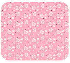 PINK HEARTS VALENTINE OPTION 19 THEMED MOUSEPAD MOUSE PAD THICK 9