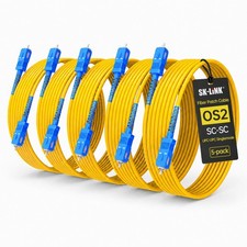 5 PCS OS2 LSZH SCSC UPC Fiber Optic Cord 3m Single Mode 9/125m Jumper Cable picture