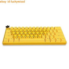 Cute Yellow Duck Mechanical Keyboard Press Crow USB Interface Keyboard Collectio picture