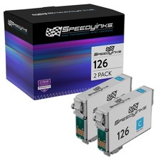 SPEEDYINKS 2PK Replacement Epson 126 High Capacity Cyan Ink Cartridges picture