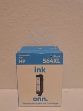 ONN  564XL HP Black Printer Ink Cartridge New factory sealed picture