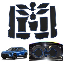 Chevy Trax Door Slot Mats 14PCS for 2024-2026 Chevrolet Trax Blue picture