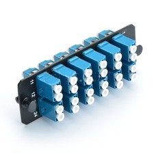 Compatible with Panduit FAP12WBUDLCZ 12 LC Duplex OS1/OS2 Fiber Adapter Panel-76 picture