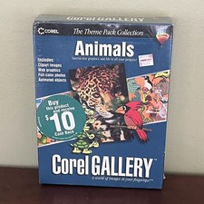 Corel Gallery Animals The Theme Pack Collection New Old Stock Comp USA picture