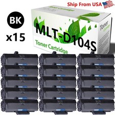 15PK Compatible MLT-D104S D104S Toner Cartridge For SCX-3201 Laser Printers picture