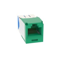 Panduit CJ6X88TGGR Mini-Com UTP RJ45 TG Style Cat 6A Jack Module Green picture
