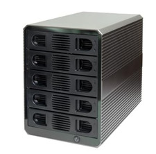 IO CREST 5 Bay USB 3.2 GEN2 USB-C 10Gbps Hard Drive Enclosure DAS 2.5