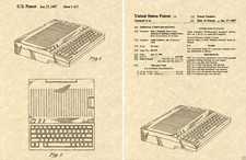 US PATENT for the APPLE IIC COMPUTER Art Print READY TO FRAME Jobs Gemmell 2C picture