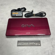SONY VAIO Type P VGN-P70H Red Intel Atom Z520 RAM 2GB Work Tested Good picture