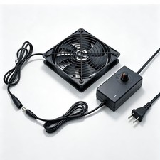 120mm AC Computer Cooling Fan, 110V-240V Speed Controller, for PC, Router | W... picture