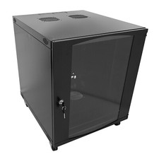 Raising Electronics 12U Wall Mount Network Server Cabinet Glass Door 600MM Deep picture