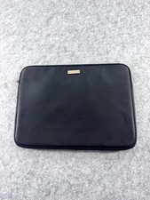 Kate Spade New York Laptop Protective Tablet Case Black Saffiano Leather Zipper picture
