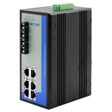Industrial 100M 6 Ports Network Managed Ethernet Switch 2 Fibers Single Mode SC picture