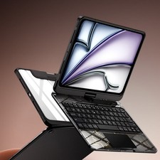 Full Bluetooth Keyboard Case Magnetic Pencil Slot for iPad 10 iPad Air iPad Pro picture