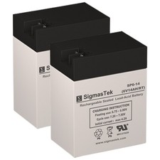 Parmak 902 Solar Powered Fence Replacement Battery Pack of 2 SLA AGM 6V 14Ah FP picture