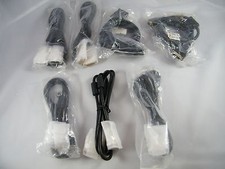 (7)  NEW DVI MONITOR CABLES SHUTTLE-D, COPARTNER E11932U, HOTRON E246588 picture