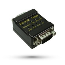 RS-232 LED Link Tester Serial Data Port Checker DB-9 Male to DB-9 Female picture