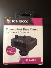 ICY BOX IB-CA100 Camera Hot Shoe Clamp for External Storage 9-16mm 
