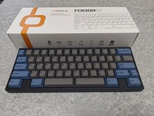 LEOPOLD FC630MBT Bluetooth 60 Mechanical Keyboard Cherry MX2A Gray Blue picture