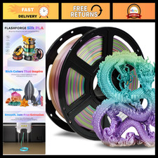 Silk PLA 3D Printer Filament 1.75mm 1kg Spool - Smooth Texture, High Precision picture