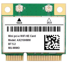 Intel AX210HMW Mini PCI-E  WiFi 6E Wireless Adapter Card Tri-band MU-MIMO picture