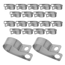 150 pcs Stainless Steel Cable Clamp, 3/4