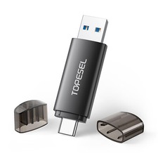 High Speed Dual 2 In 1 Type-C/ A USB 3.0 64GB 2Pcs USB Stick For Samsung Android picture